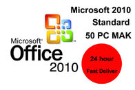 Standaard Zeer belangrijke Code 50 van Microsoft Office 2010 Kleinhandels Online de Activeringsword van PC