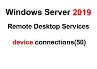 APPARAAT 50 van Microsoft Windows Server 2019extern bureaublad-services Verbindingenrdp