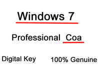 OEM Microsoft Windows 7 Zeer belangrijke Vergunning, de Proproductcode Coa 32/64bit van Windows 7