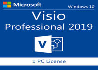 De Professionele Productcode 2019 Pro Professionele 32/64bit van Microsoft Visio