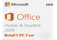 Het online Geactiveerde Huis en Student PC Retail Key License FPP van Microsoft Office 2019