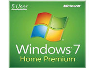 Microsoft Windows met 64 bits 7 Vergunning 5 van de Home Premium Zeer belangrijke Code Gebruiker